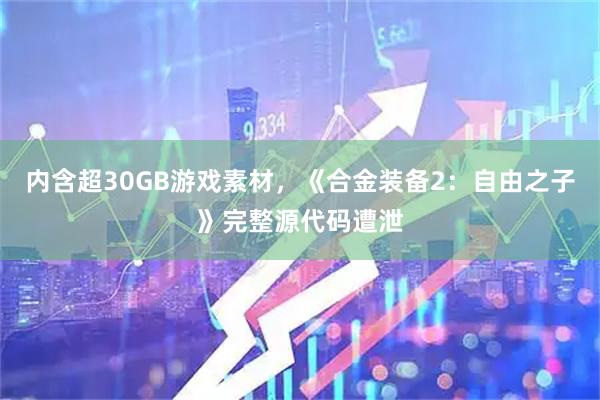 内含超30GB游戏素材，《合金装备2：自由之子》完整源代码遭泄