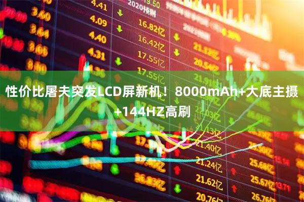 性价比屠夫突发LCD屏新机！8000mAh+大底主摄+144HZ高刷