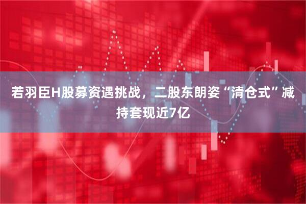 若羽臣H股募资遇挑战，二股东朗姿“清仓式”减持套现近7亿